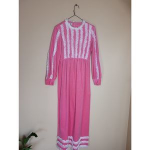 Vintage Lori Till Velvet and Lace Nightgown